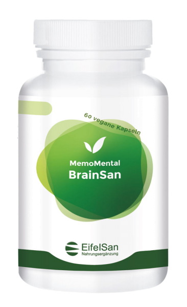MemoMental - BrainSan - 60 Kapseln mit cognitaven® Grünhafer-Extrakt
