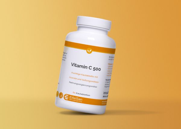 Vitamin C 500 Kautabletten mit Acerola