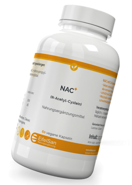 NAC 500 mg - 60 vegane Kapseln N-Acetyl-Cystein Plus