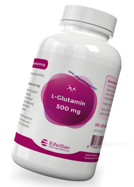 L-Glutamin 500 mg - 120 Kapseln
