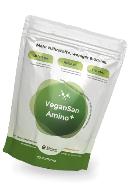 VeganSan Amino PLUS+ - 750 g veganes Protein-Pulver