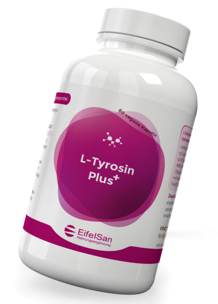 L-Tyrosin  500 mg Plus - 60 Kapseln mit Vitamin B3