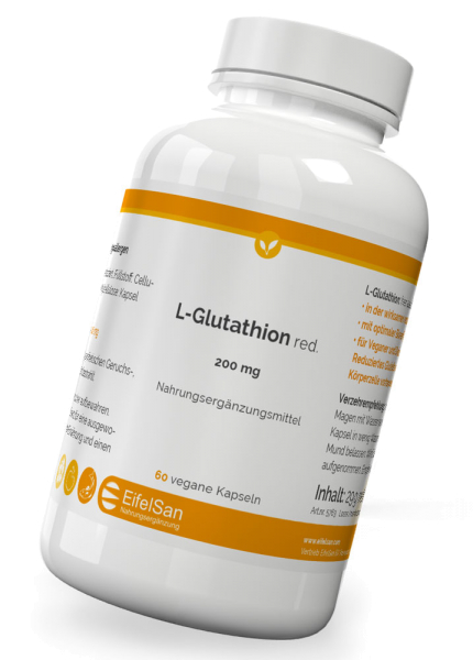 L-Glutathion 200 mg - 60 Kapseln reduzierte, aktive Form