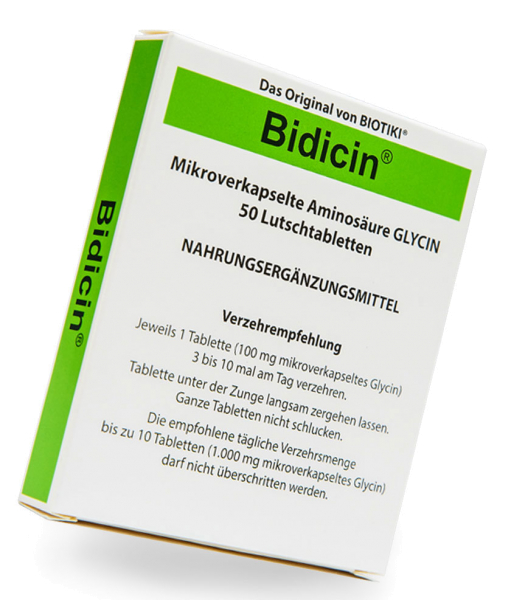 Bidicin®  - 50 Lutschtabletten mikroverkapseltes Glycin
