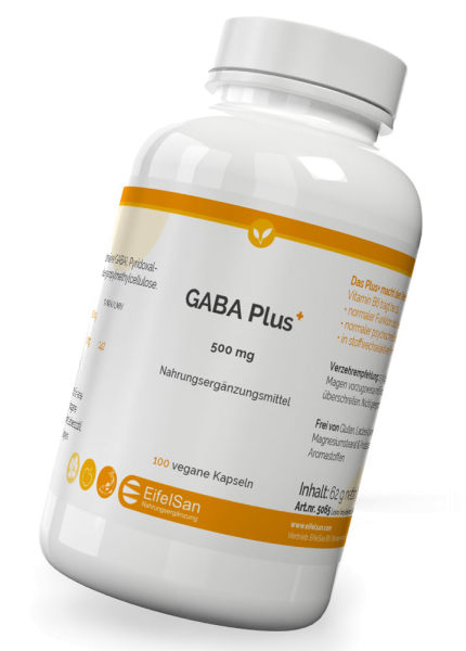 Gaba Plus 500 mg - 100 Kapseln mit Vitamin B6