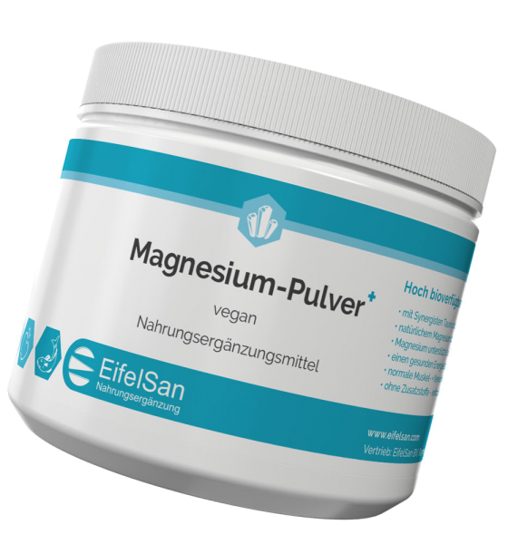 Magnesium-Pulver - 200 g mit Taurin und aktivem B6
