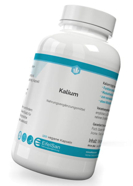 Kalium 325 mg - 120 Kapseln Kalium-Komplex