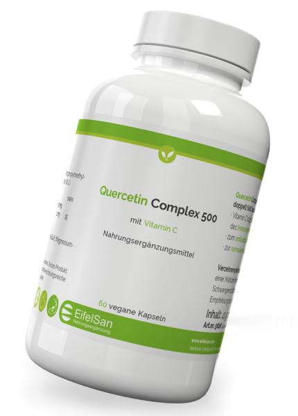 Quercetin 500 mg - 60 Kapseln mit Vitamin C