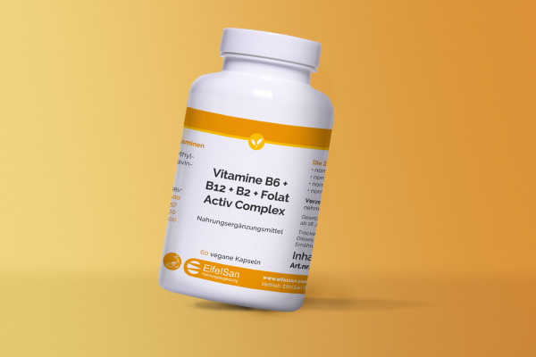 Vitamin B6 Plus B12 + B2 + Folat Activ Complex