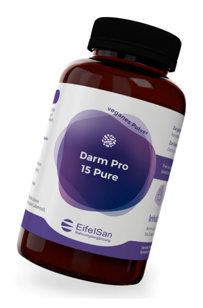 Darm Pro+Pre 15 Pure - 100 g Pulver mit Inulin - 15 Bakterienstämme