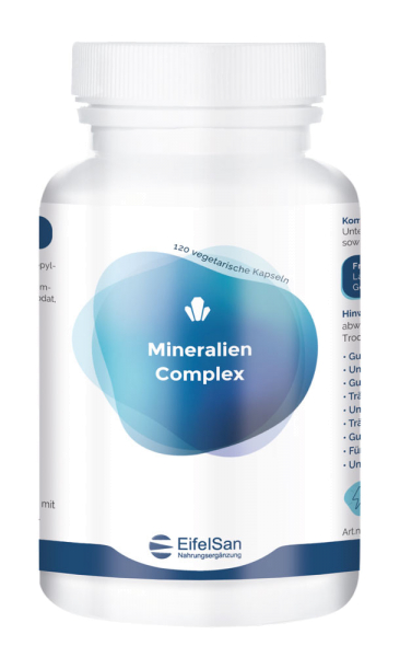 Mineralien Komplex - 120 Kapseln Mineralstoffe + Spurenelemente