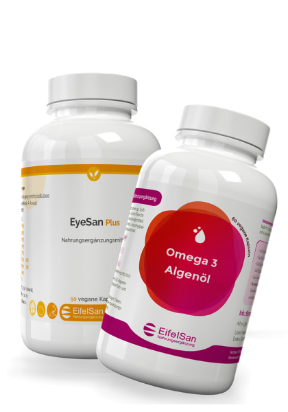 EyeSan Plus & Omega-3-Algenöl DHA + EPA