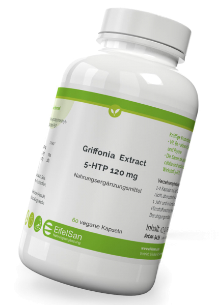Griffonia-Extrakt 600 mg - 60 Kapseln mit 5-HTP