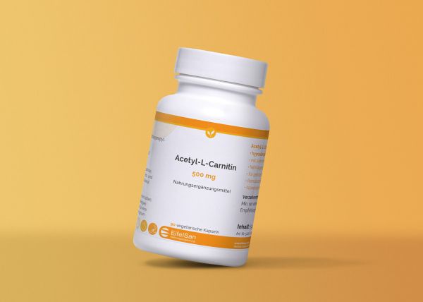 Acetyl-L-Carnitin 500 - 90 Kapseln mentale Energie